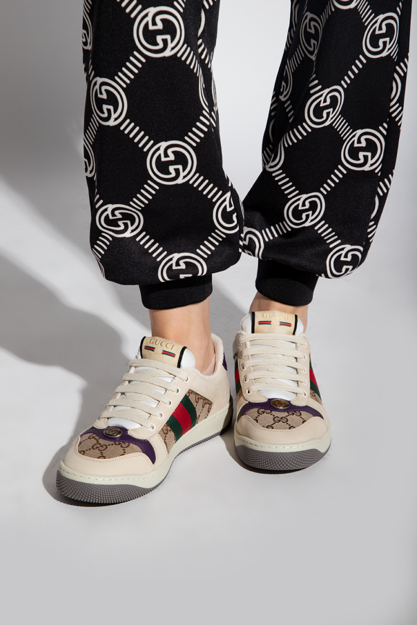 Gucci screener sneaker women's on sale